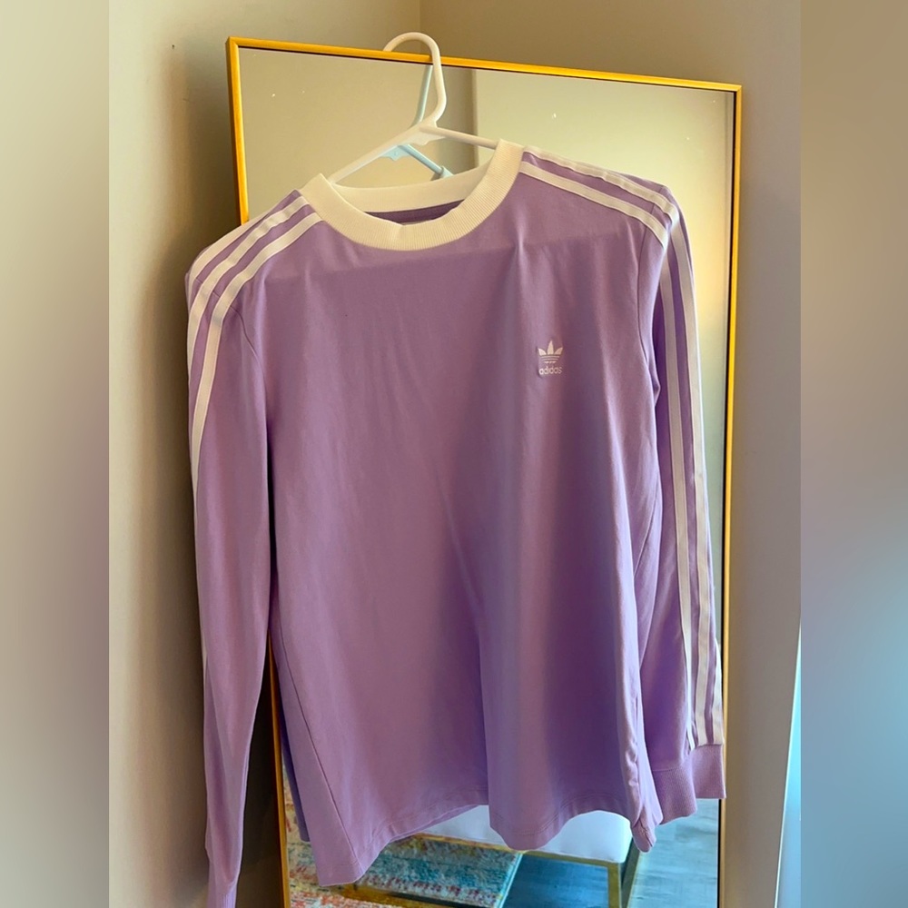 Light purple adidas long sleeve